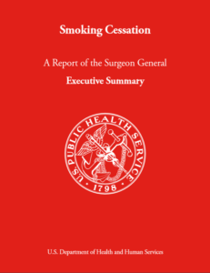 Cover of Surgeon General's Report on Cessation