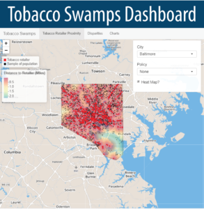Tobacco Swamps Dashboard Baltimore