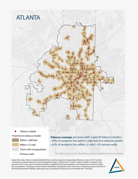 Tobacco Swamps Map Atlanta