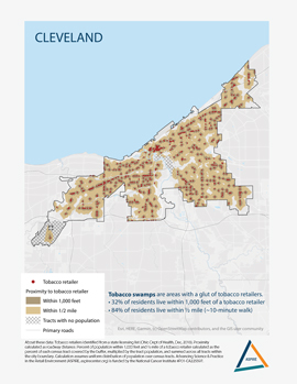 Tobacco Swamps Map Cleveland