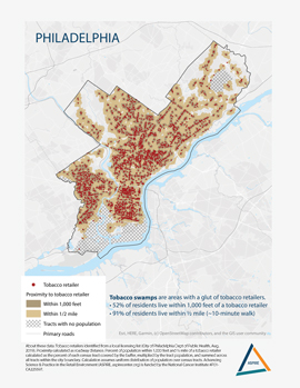 Tobacco Swamps Map Philadelphia